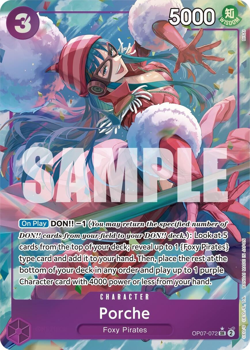 Porche (Parallel) (7072) (OP07) - One Piece Card Game Single