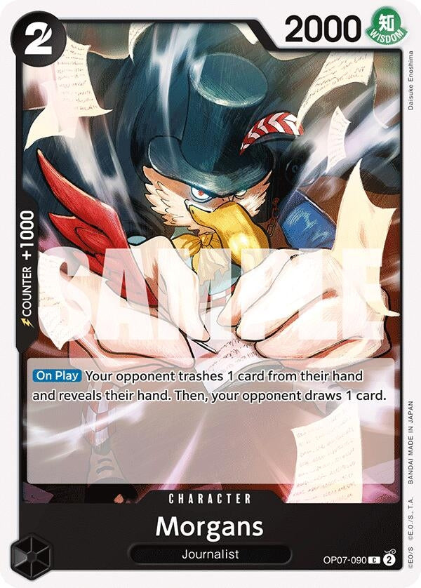 Morgans (7090) (OP07) - One Piece Card Game Single