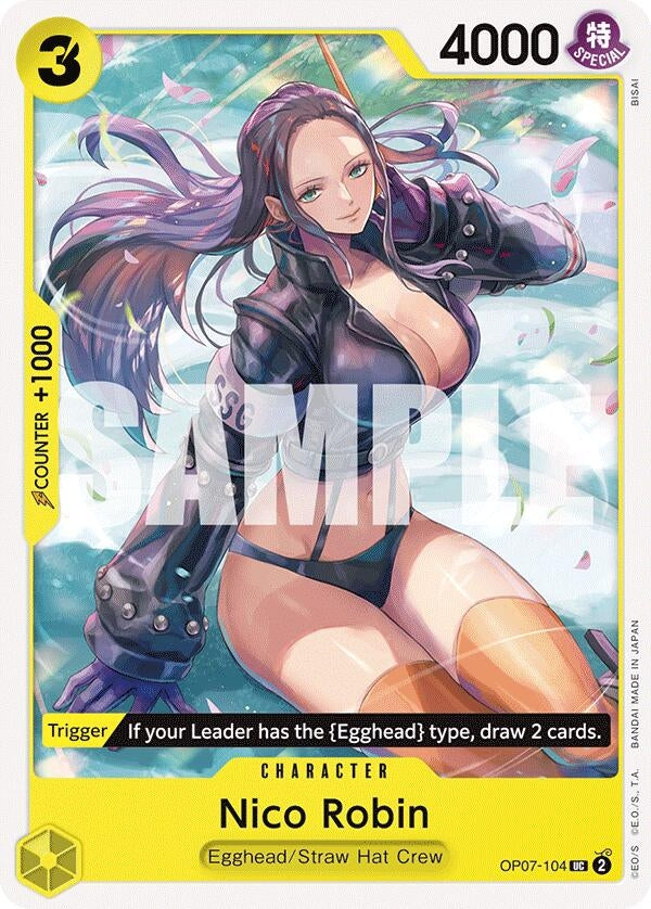 Nico Robin (7104) (OP07) - One Piece Card Game Single