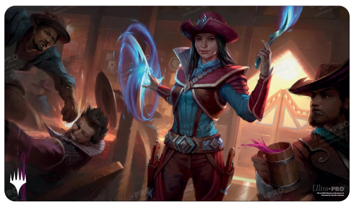 Outlaws of Thunder Junction Stella Lee Wild Card Standard Gaming Playmat for Magic: The Gathering - Playmats Sealed