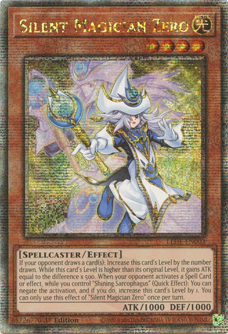 Silent Magician Zero (Quarter Century Secret Rare) (3) (LEDE) - YuGiOh Single