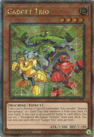 Gadget Trio (Quarter Century Secret Rare) (4) (LEDE) - YuGiOh Single