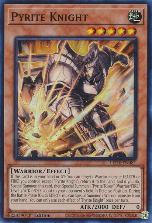 Pyrite Knight (81) (LEDE) - YuGiOh Single