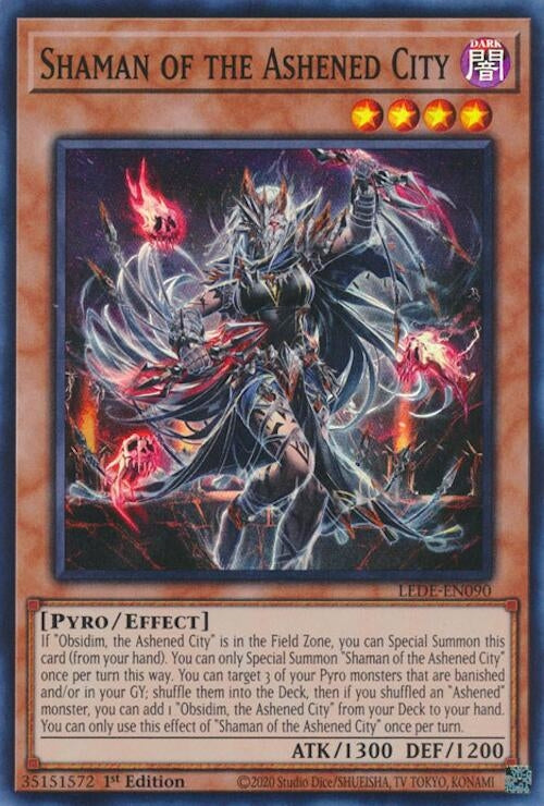 Shaman of the Ashened City (90) (LEDE) - YuGiOh Single