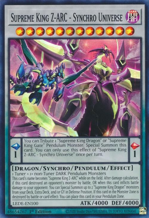 Supreme King Z-ARC - Synchro Universe (100) (LEDE) - YuGiOh Single