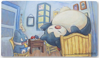 Pokemon TCG: Pokémon Center × Van Gogh Museum: Munchlax & Snorlax Inspired by The Bedroom Playmat - Playmats Sealed