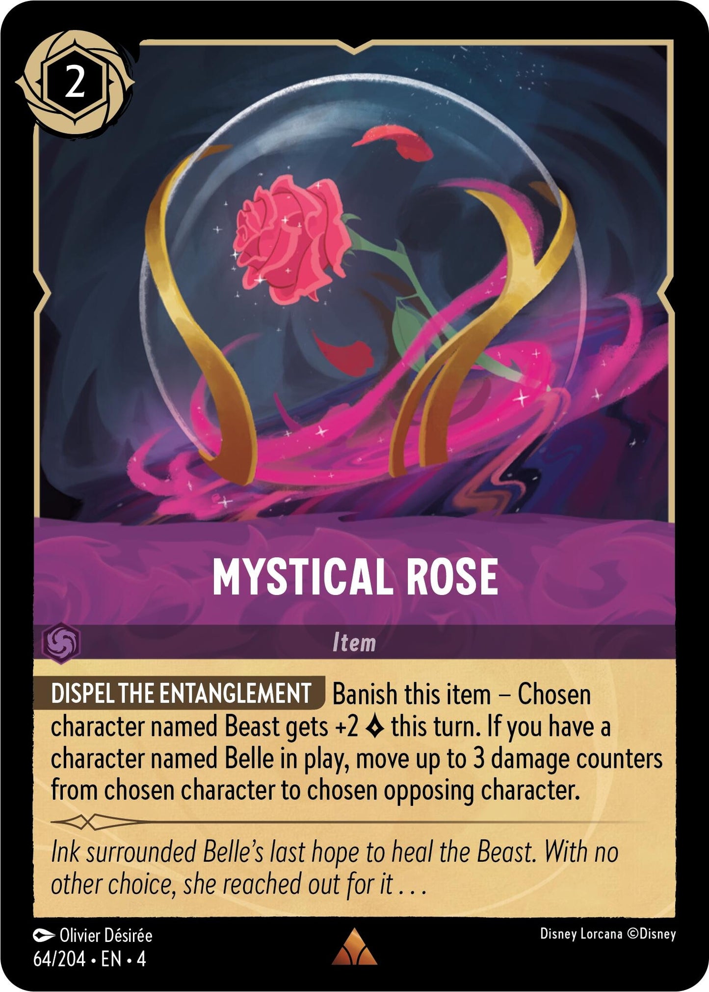 Mystical Rose (64) (4) - Disney Lorcana Single