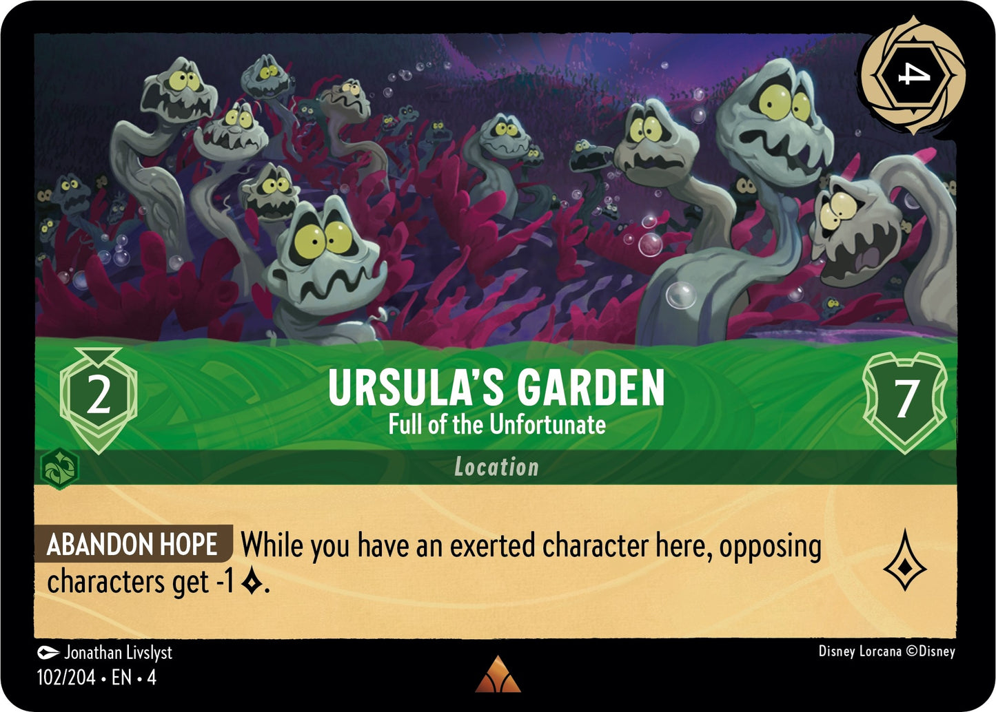 Ursula’s Garden - Full of the Unfortunate (102) (4) - Disney Lorcana Single