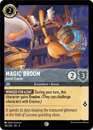 Magic Broom - Aerial Cleaner (185) (4) - Disney Lorcana Single