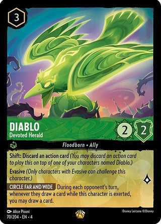 Diablo - Devoted Herald (70) (4) - Disney Lorcana Single