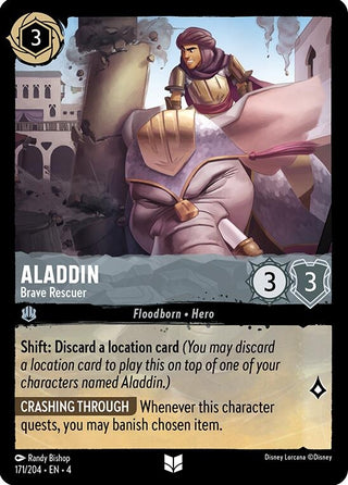 Aladdin - Brave Rescuer (171) (4) - Disney Lorcana Single