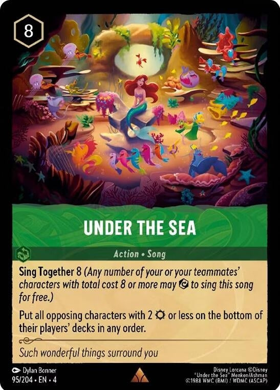 Under the Sea (95) (4) - Disney Lorcana Single