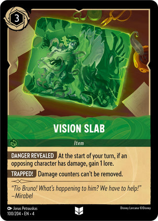 Vision Slab (100) (4) - Disney Lorcana Single