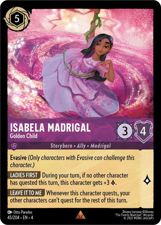 Isabela Madrigal - Golden Child (45) (4) - Disney Lorcana Single