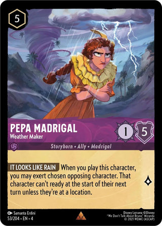 Pepa Madrigal - Weather Maker (53) (4) - Disney Lorcana Single