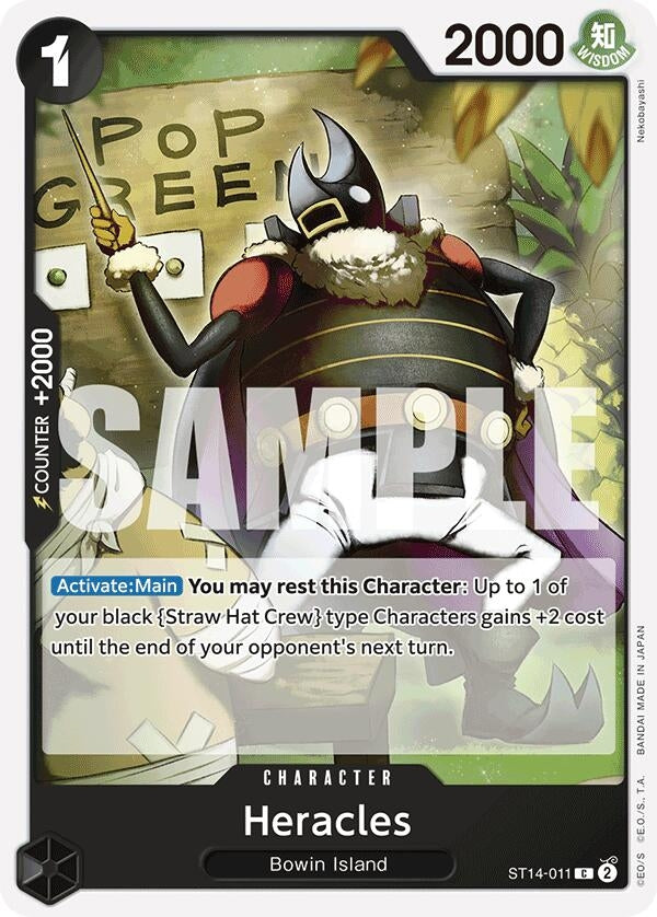 Heracles (14011) (ST-14) - One Piece Card Game Single