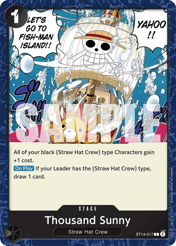 Thousand Sunny (14017) (ST-14) - One Piece Card Game Single
