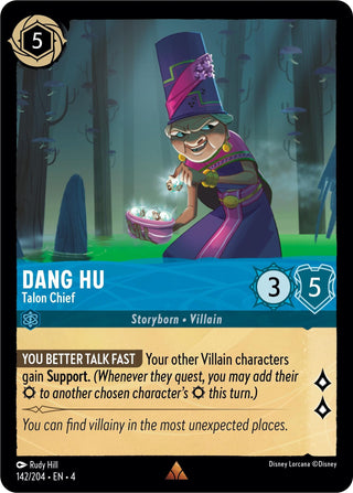 Dang Hu - Talon Chief (142) (4) - Disney Lorcana Single