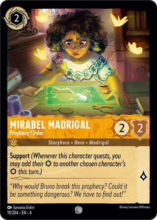 Mirabel Madrigal - Prophecy Finder (19) (4) - Disney Lorcana Single