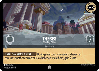 Thebes - The Big Olive (204) (4) - Disney Lorcana Single