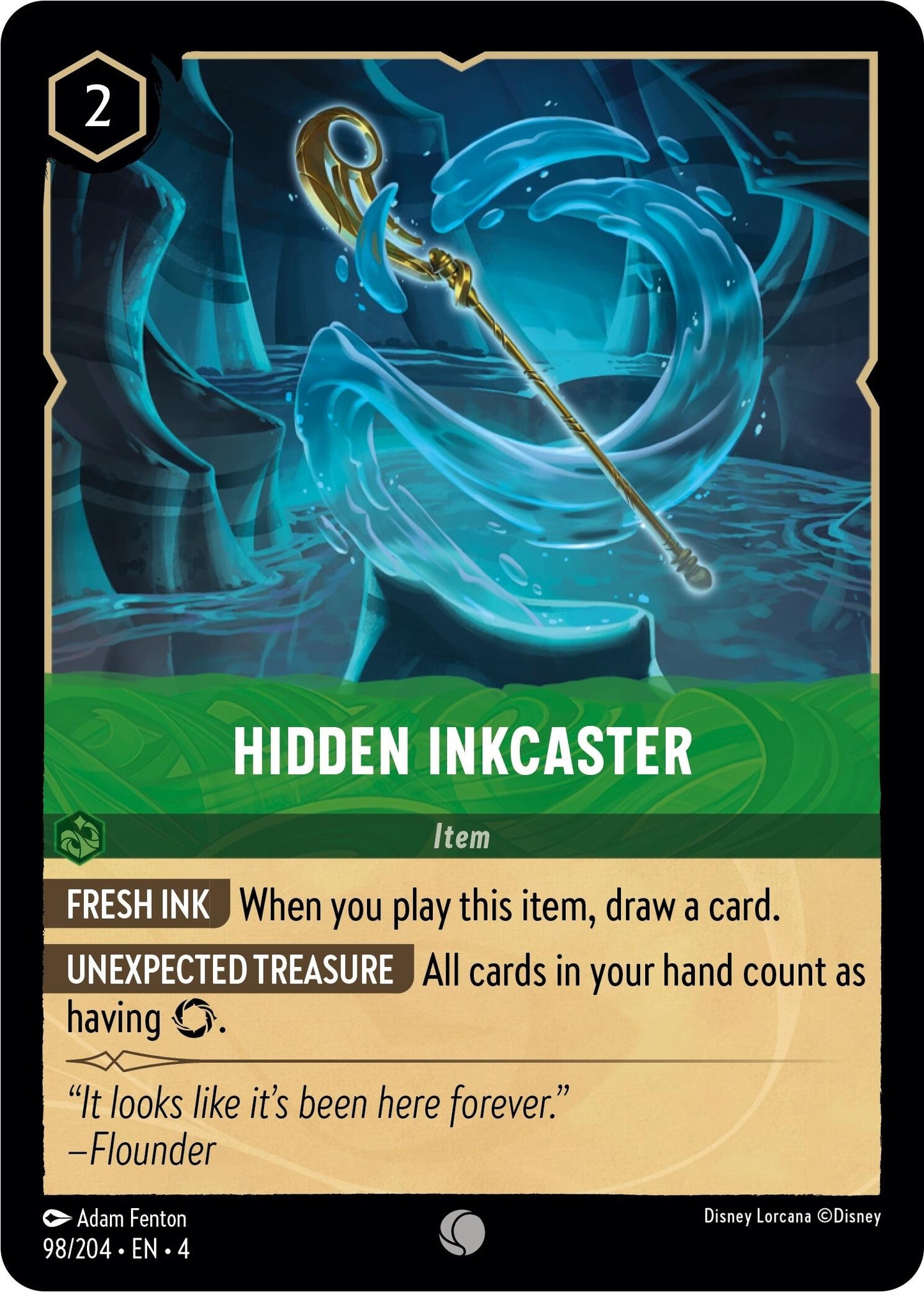 Hidden Inkcaster (98) (4) - Disney Lorcana Single
