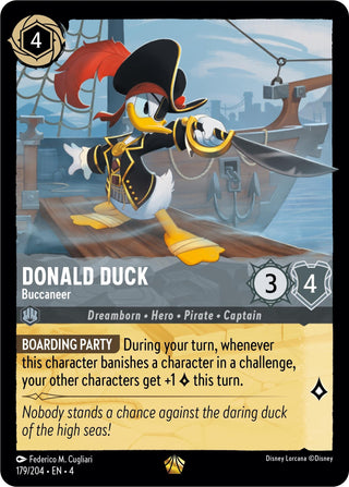 Donald Duck - Buccaneer (179) (4) - Disney Lorcana Single