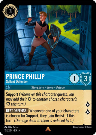 Prince Phillip - Gallant Defender (152) (4) - Disney Lorcana Single