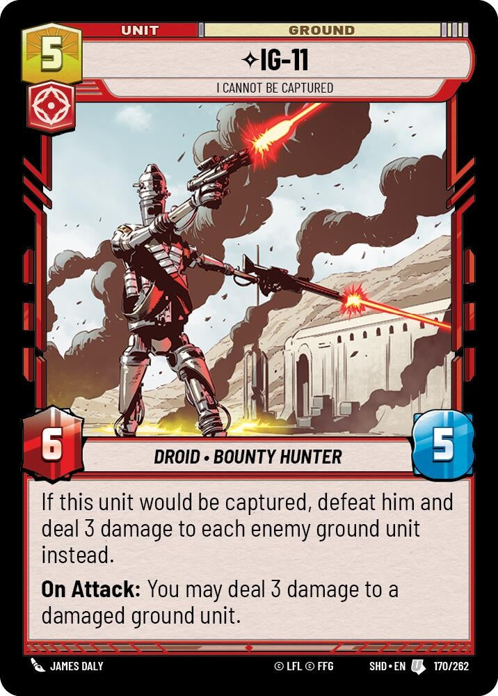 IG-11 - I Cannot Be Captured (170) (SHD) - Star Wars: Unlimited Single