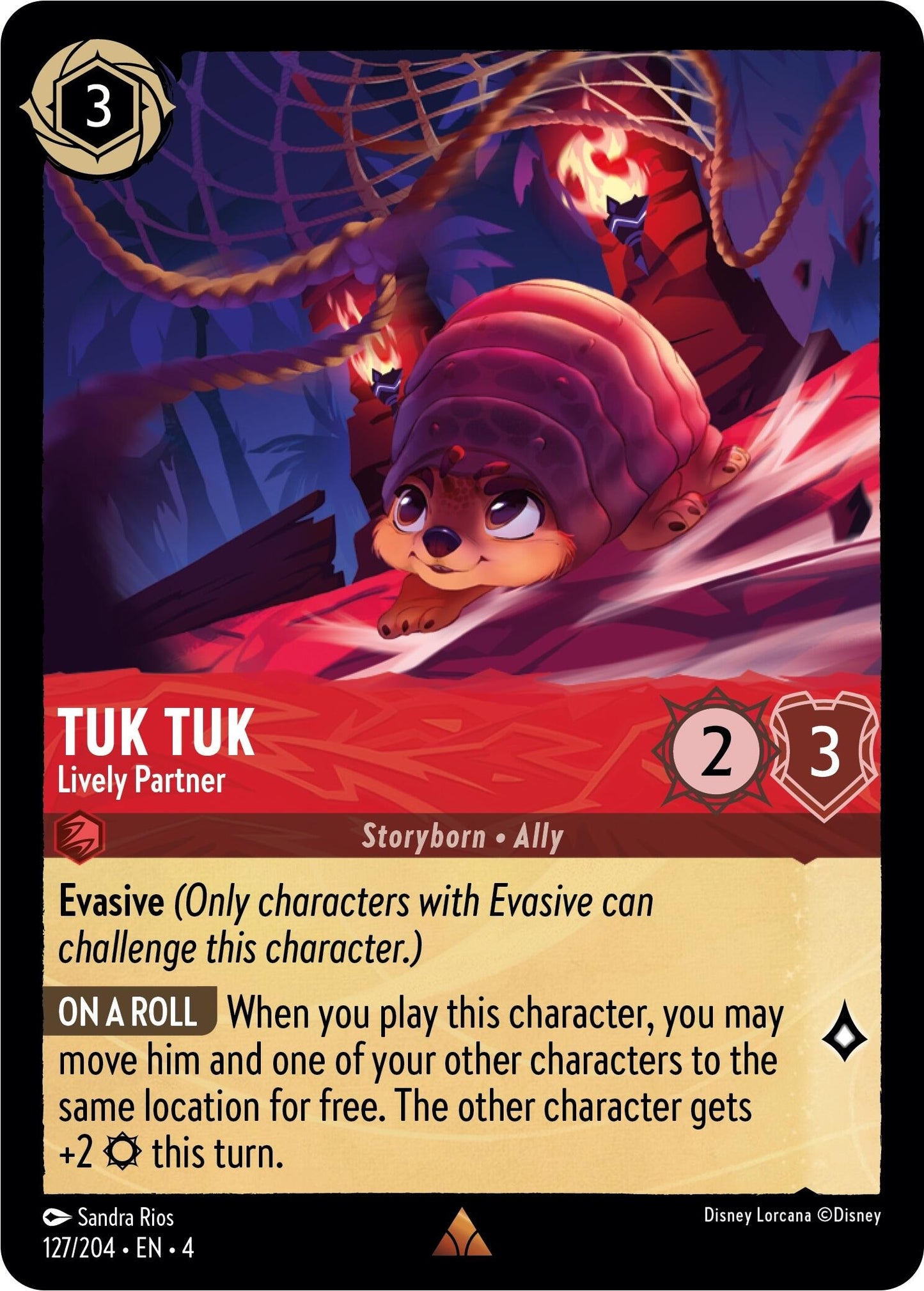 Tuk Tuk - Lively Partner (127) (4) - Disney Lorcana Single
