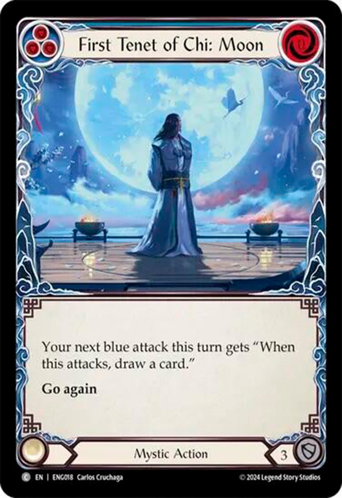 First Tenet of Chi: Moon (18) - Flesh and Blood TCG Single