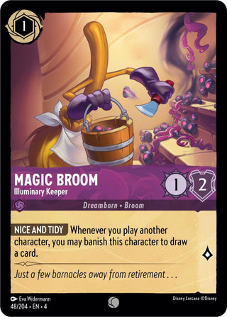 Magic Broom - Illuminary Keeper (48) (4) - Disney Lorcana Single