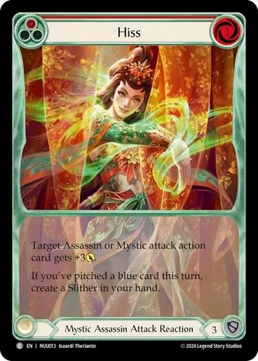 Hiss (Red) (13) - Flesh and Blood TCG Single