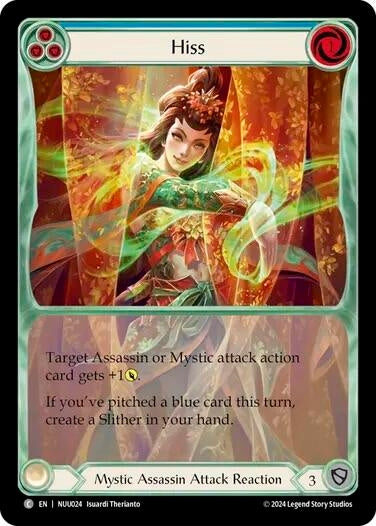 Hiss (Blue) (24) - Flesh and Blood TCG Single