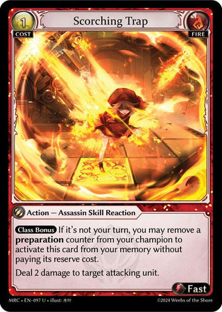 Image for Scorching Trap (097) (Mercurial Heart) - Grand Archive TCG