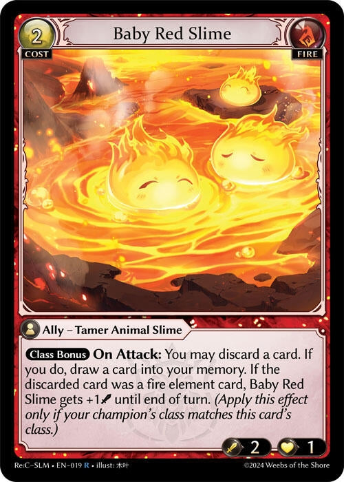 Image for Baby Red Slime (019) (Silvie Re:Collection, Slime Sovereign) - Grand Archive TCG