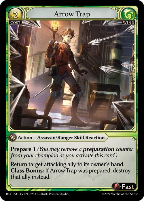 Image for Arrow Trap (020) (Tristan Re:Collection, Shadowdancer) - Grand Archive TCG