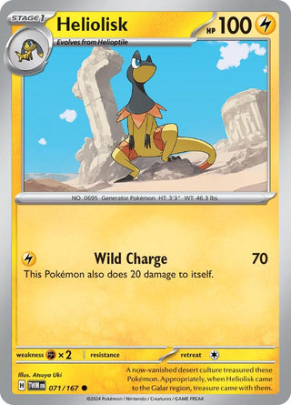 Image for Heliolisk (071/167) (SV06: Twilight Masquerade) - Pokemon