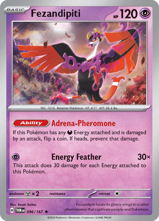 Image for Fezandipiti (096/167) (SV06: Twilight Masquerade) - Pokemon
