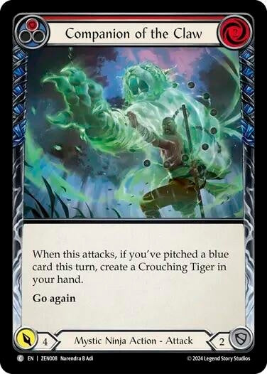 Companion of the Claw (Red) (8) - Flesh and Blood TCG Single