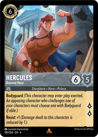 Hercules - Beloved Hero (180) (4) - Disney Lorcana Single
