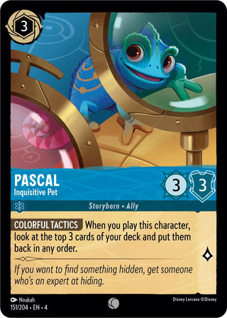 Pascal - Inquisitive Pet (151) (4) - Disney Lorcana Single