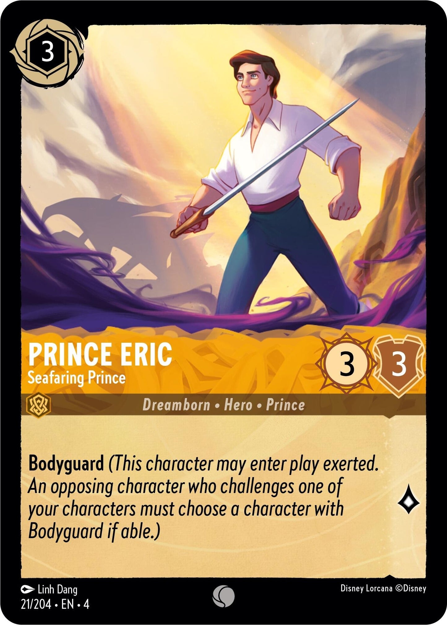 Prince Eric - Seafaring Prince (21) (4) - Disney Lorcana Single