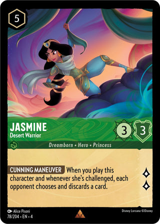 Jasmine - Desert Warrior (78) (4) - Disney Lorcana Single