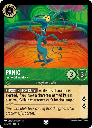 Panic - Immortal Sidekick (82) (4) - Disney Lorcana Single
