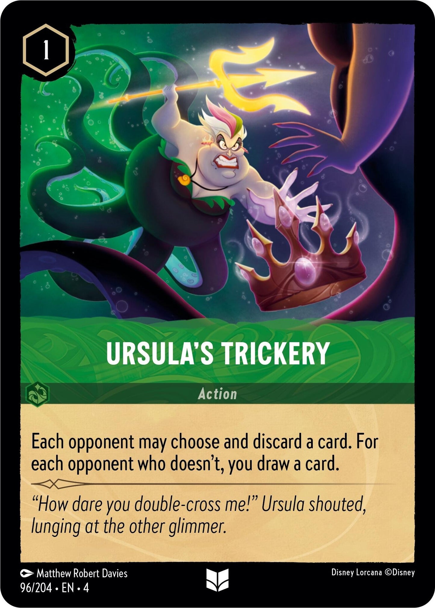 Ursula’s Trickery (96) (4) - Disney Lorcana Single