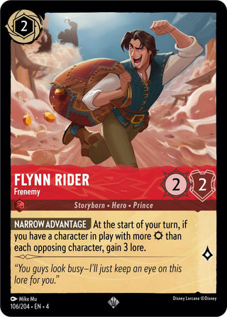 Flynn Rider - Frenemy (106) (4) - Disney Lorcana Single