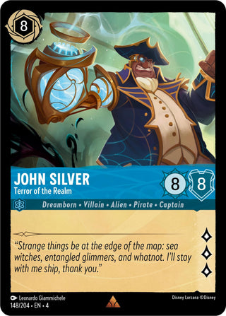 John Silver - Terror of the Realm (148) (4) - Disney Lorcana Single