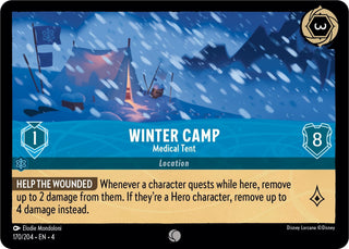 Winter Camp - Medical Tent (170) (4) - Disney Lorcana Single