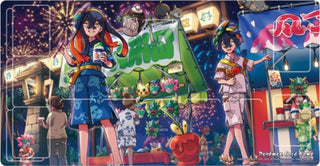 Pokemon TCG: Pokemon Center Japan Exclusive Carmine and Kieran Playmat - Playmats Sealed