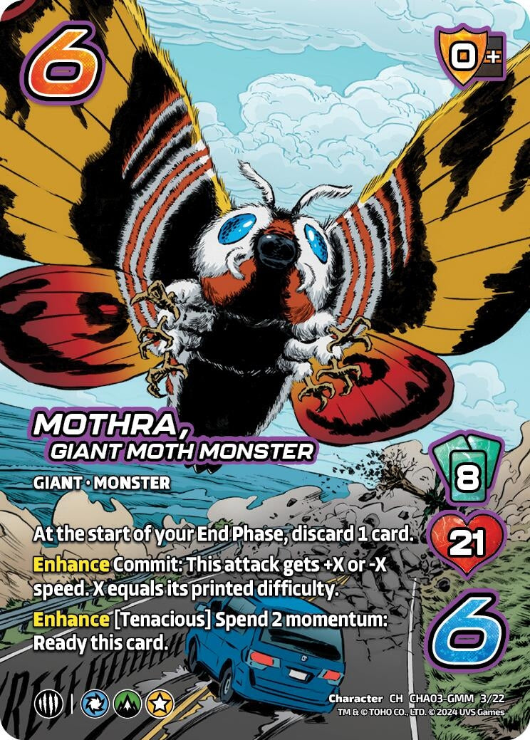 Mothra Giant Moth Monster (3322) - UniVersus Single